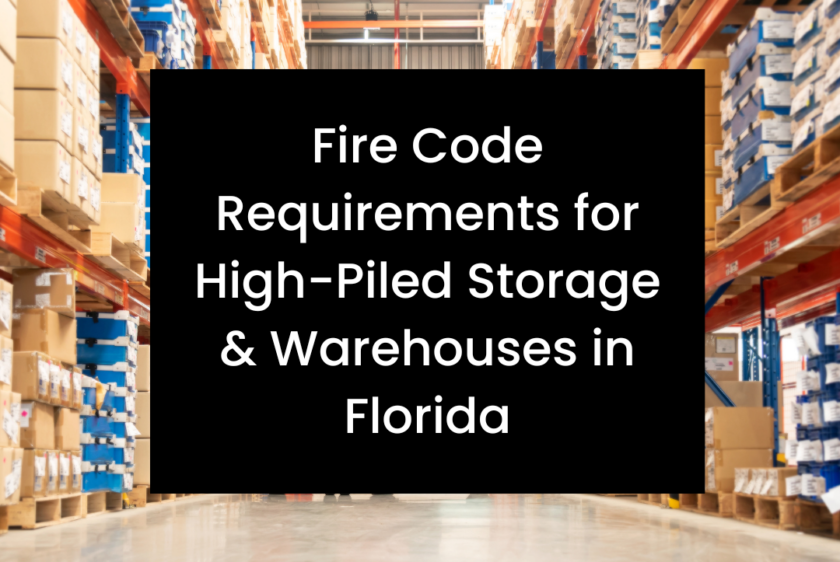 warehouse fire suppression requirements