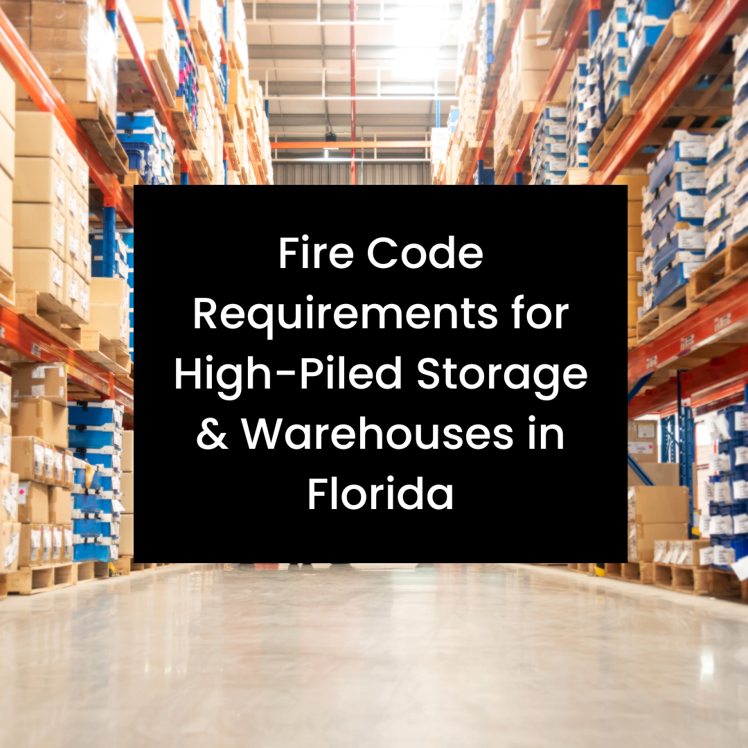 warehouse fire suppression requirements
