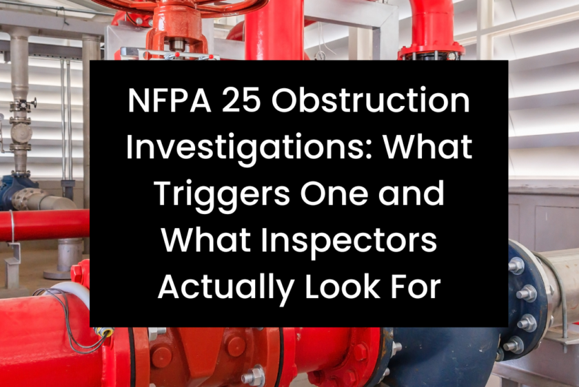 fire sprinkler obstruction investigation