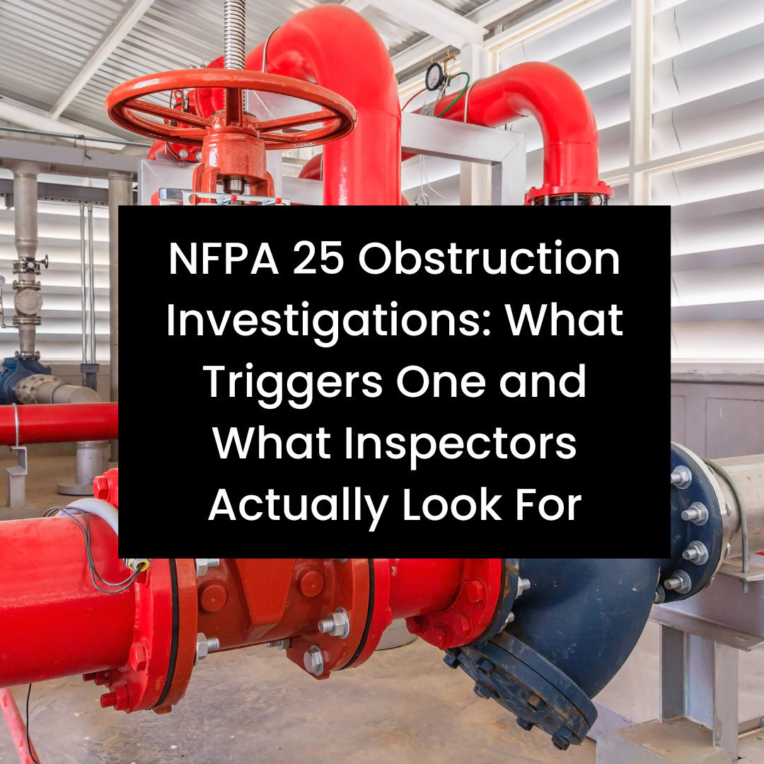 fire sprinkler obstruction investigation