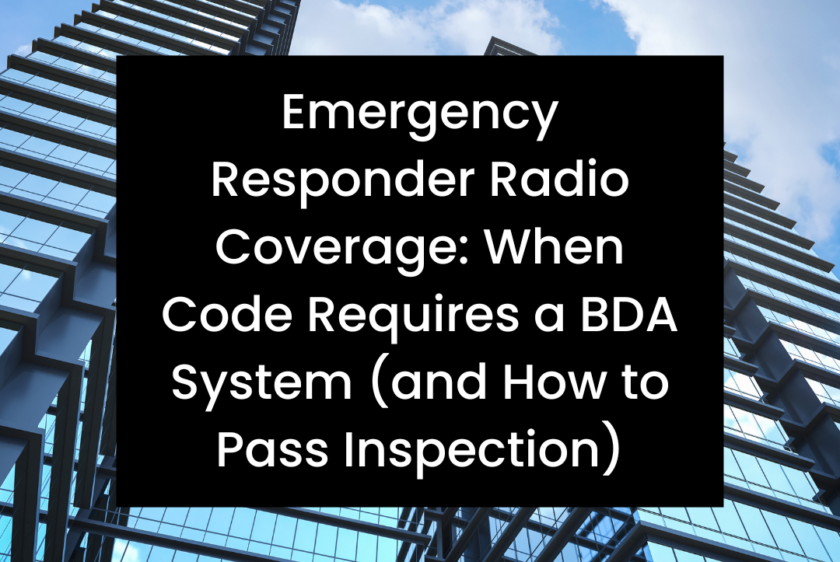 emergency responder radio coverage requirements