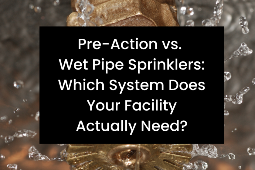 Pre-Action vs. Wet Pipe Sprinkler System