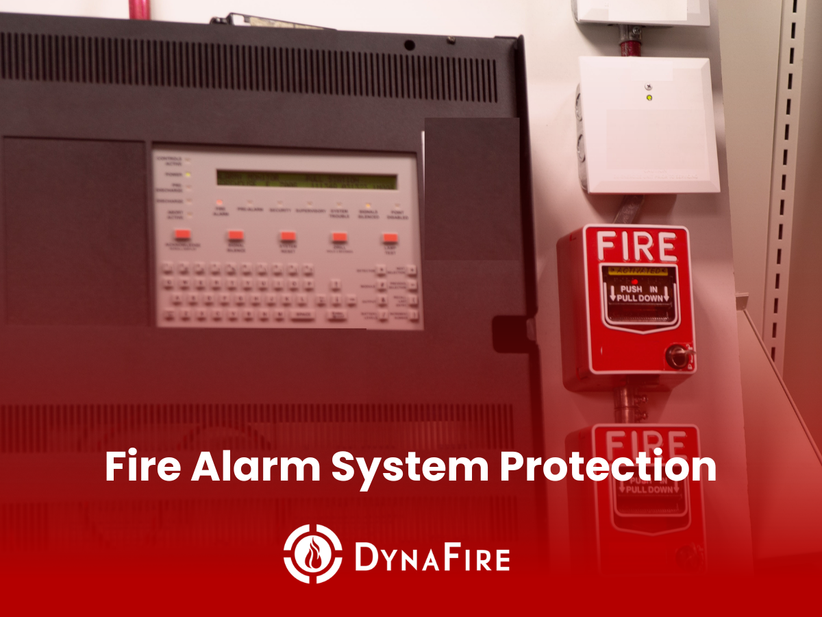 lightning damage fire alarm panel