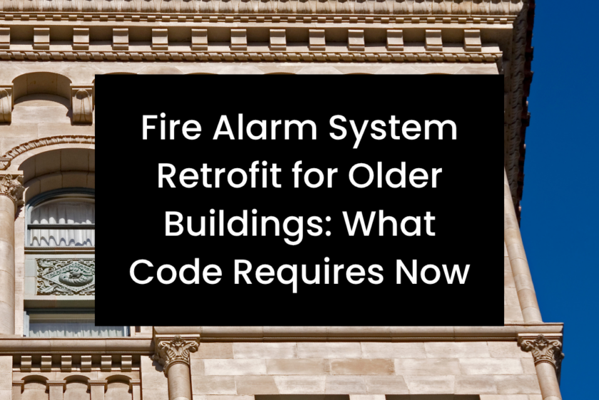 fire alarm system retrofit for older buildings